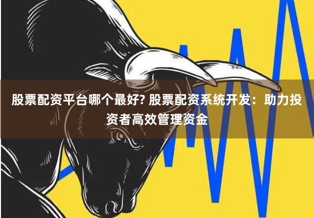股票配资平台哪个最好? 股票配资系统开发：助力投资者高效管理资金