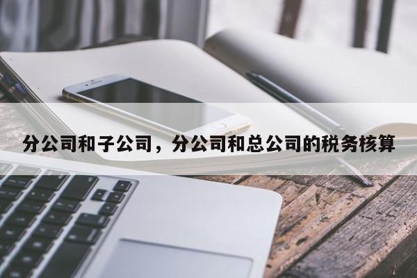 分公司和子公司，分公司和总公司的税务核算