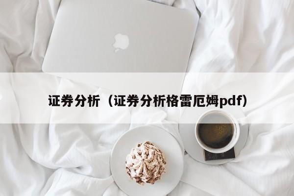 证券分析（证券分析格雷厄姆pdf）