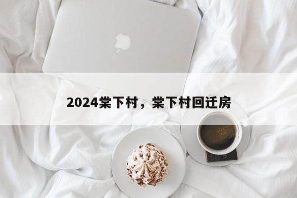 2024棠下村，棠下村回迁房