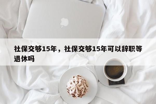 社保交够15年，社保交够15年可以辞职等退休吗