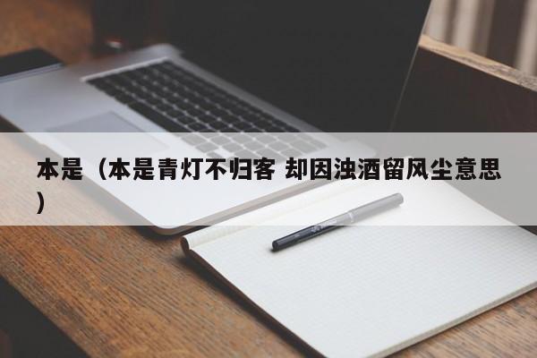 本是（本是青灯不归客 却因浊酒留风尘意思）