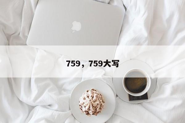 759，759大写