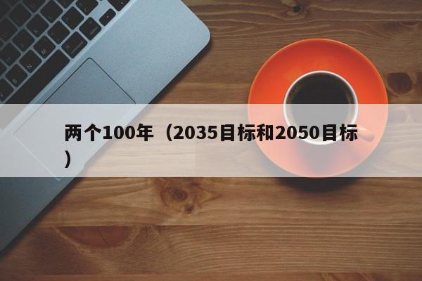 两个100年（2035目标和2050目标）