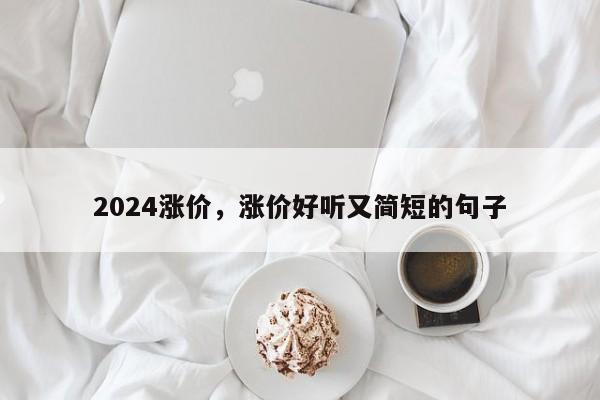 2024涨价，涨价好听又简短的句子